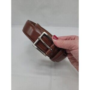 Mens Vince Camuto Brown Leather Belt Size 44